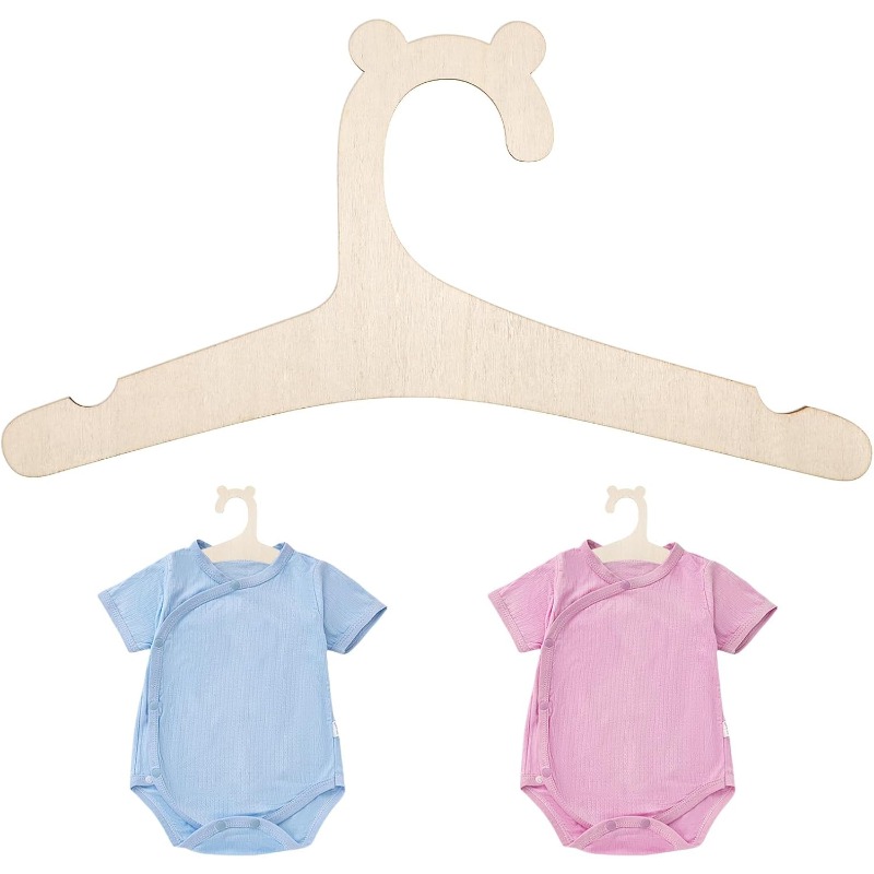 Baby Nursery Girl - Baby Clothes Rack Cute Bear Wooden