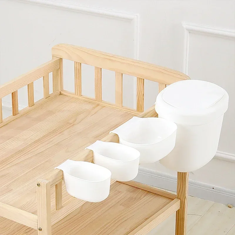 Diaper Caddy Organizer - Baby Bed Hanging Storage Box Cotton