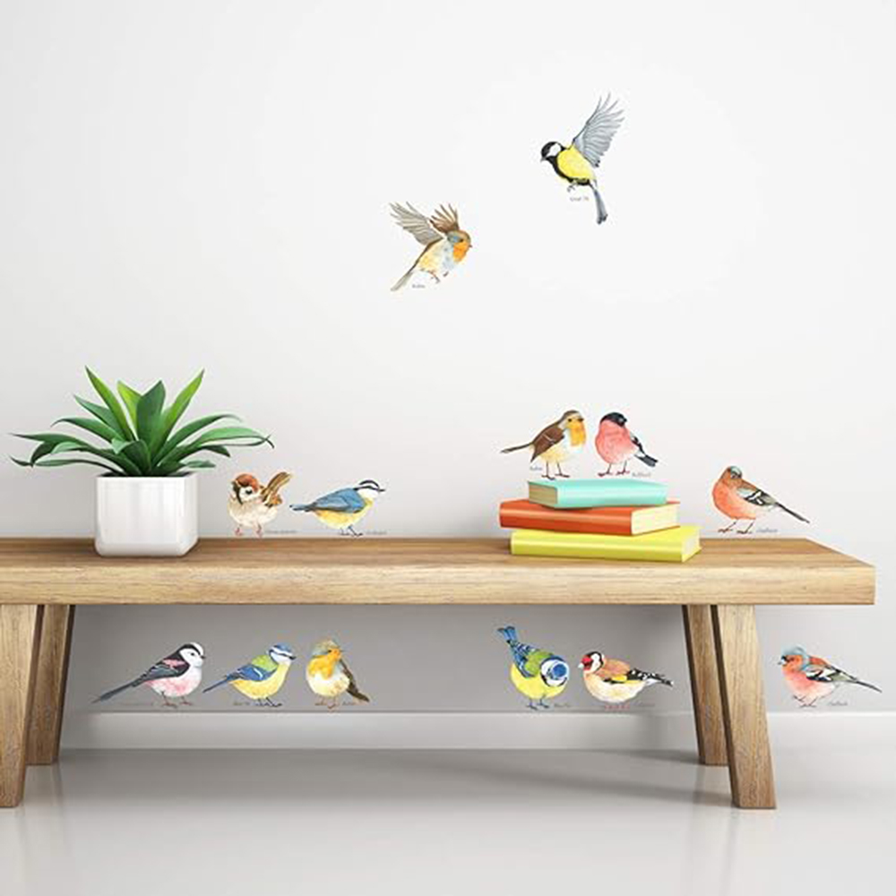Baby Nursery Needs - 13pcs Little Birds Wall Sticker Baby