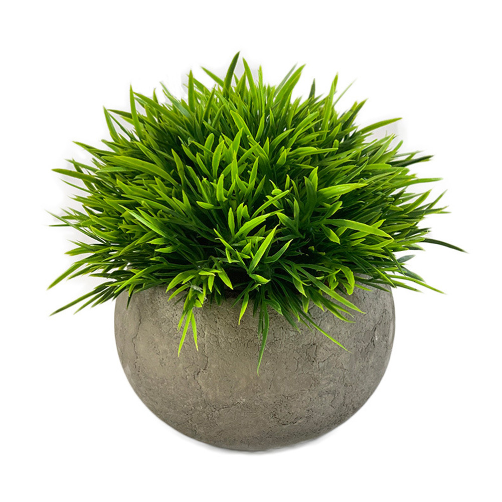 Baby Bookshelf Small - Small Plastic Fake Greenery Plants 12x9.5CM