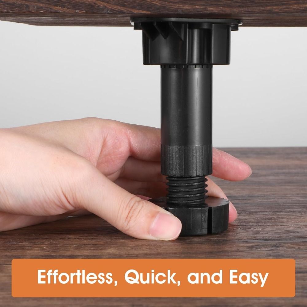 Growth Chart Ruler - Adjustable Height Furniture Leveler Legs Universal
