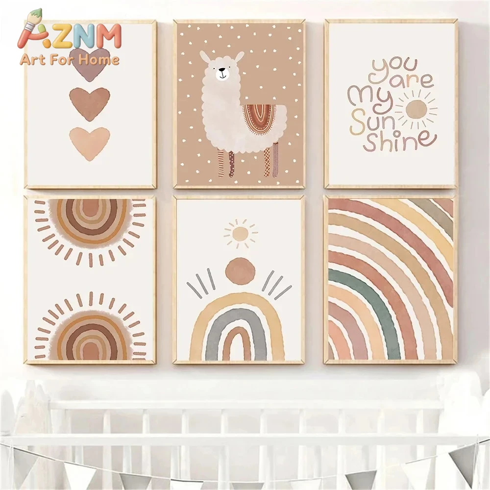 AZNM Boho Neutral Baby Nursery - Baby Nursery You Are My Sunshine ulasan dan harga