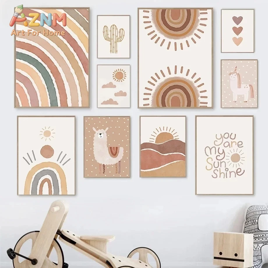 AZNM Boho Neutral Baby Nursery - Baby Nursery You Are My Sunshine ulasan dan harga