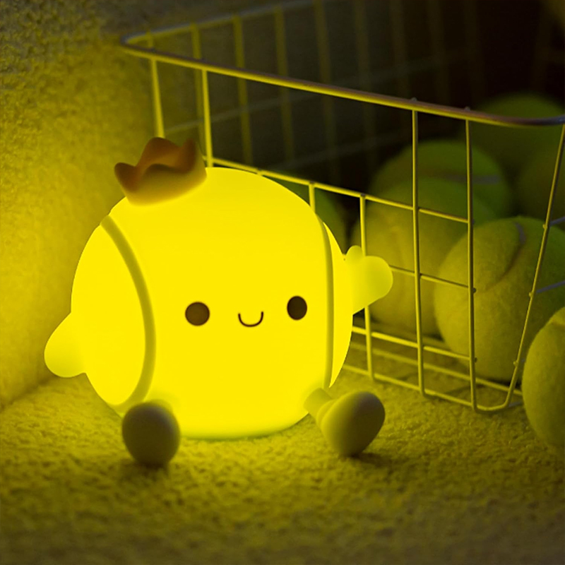 Cute Tennis Night Light Silico - Baby Nursery Night Light ulasan dan harga