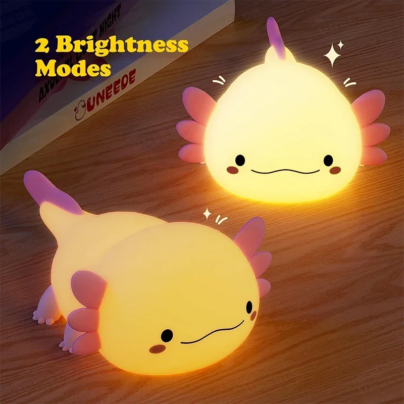 Cute Axolotl Night Light Silic - Baby Nursery Night Light ulasan dan harga