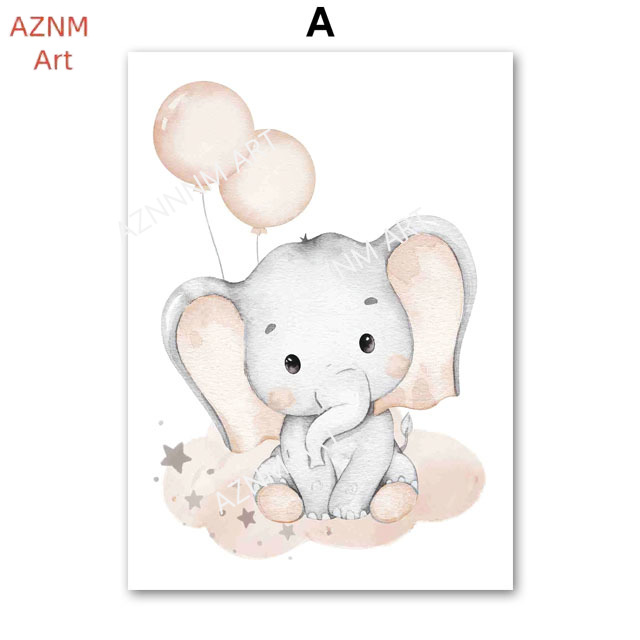 Elephant Balloon Rainbow Moon  - Baby Nursery Needs ulasan dan harga
