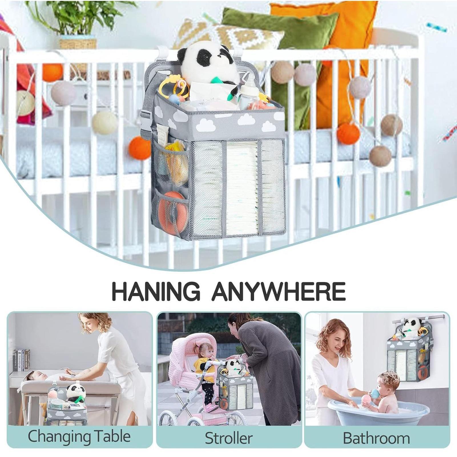 Crib Diaper Organizer Waterpro - Baby Nursery Storage ulasan dan harga