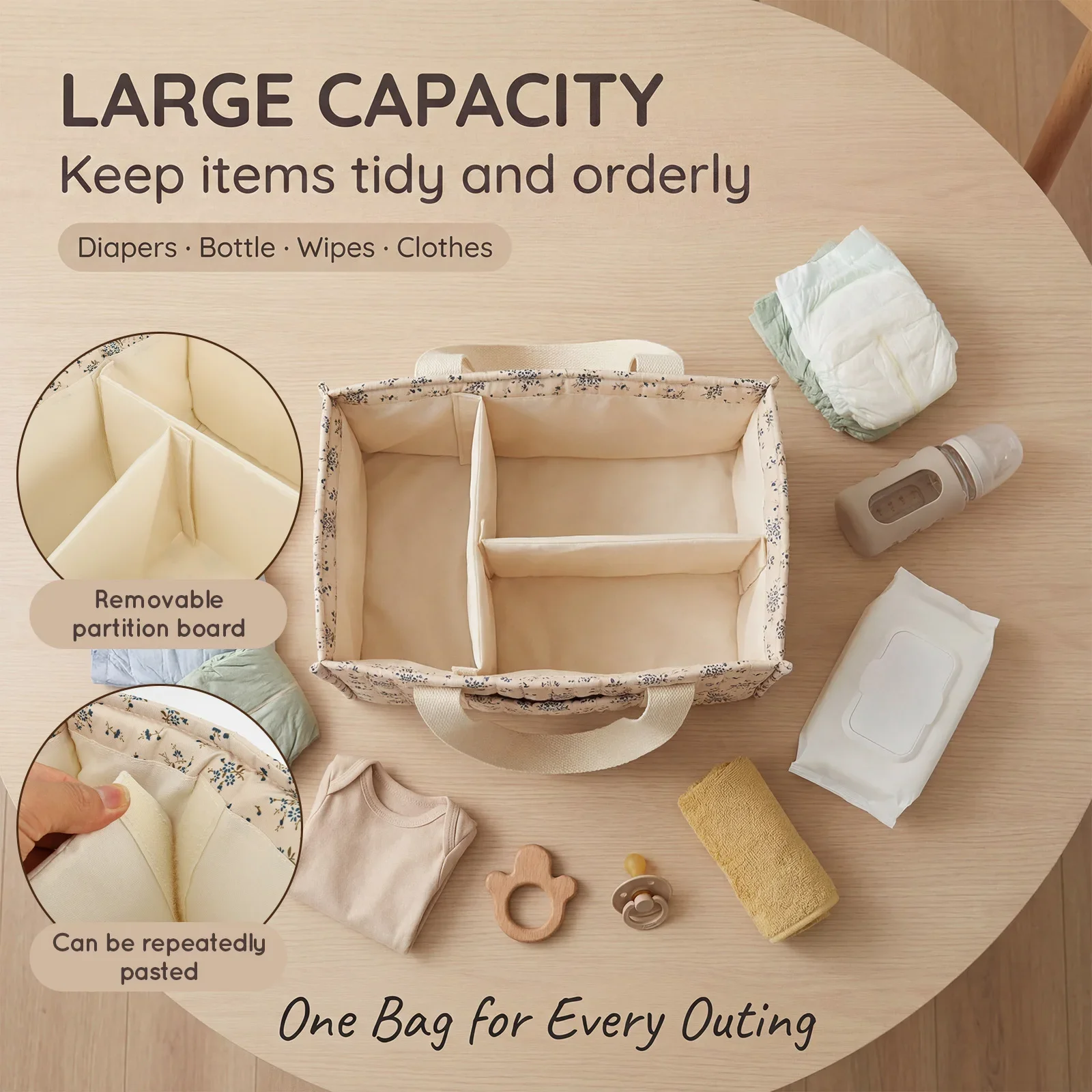 Foldable Diaper Caddy Organize - Diaper Caddy Organizer ulasan dan harga