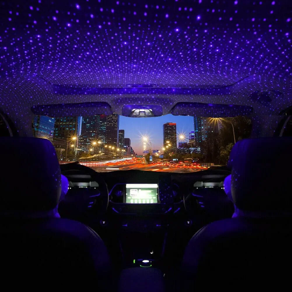 QXNY 1pcs Mini LED Car Roof St - Night Light Projector Stars ulasan dan harga