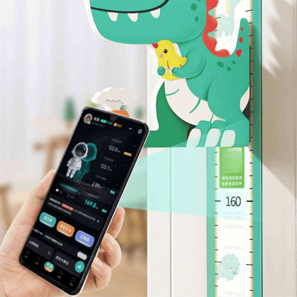 3D Cartoon Animal Children's H - Growth Chart Ruler ulasan dan harga