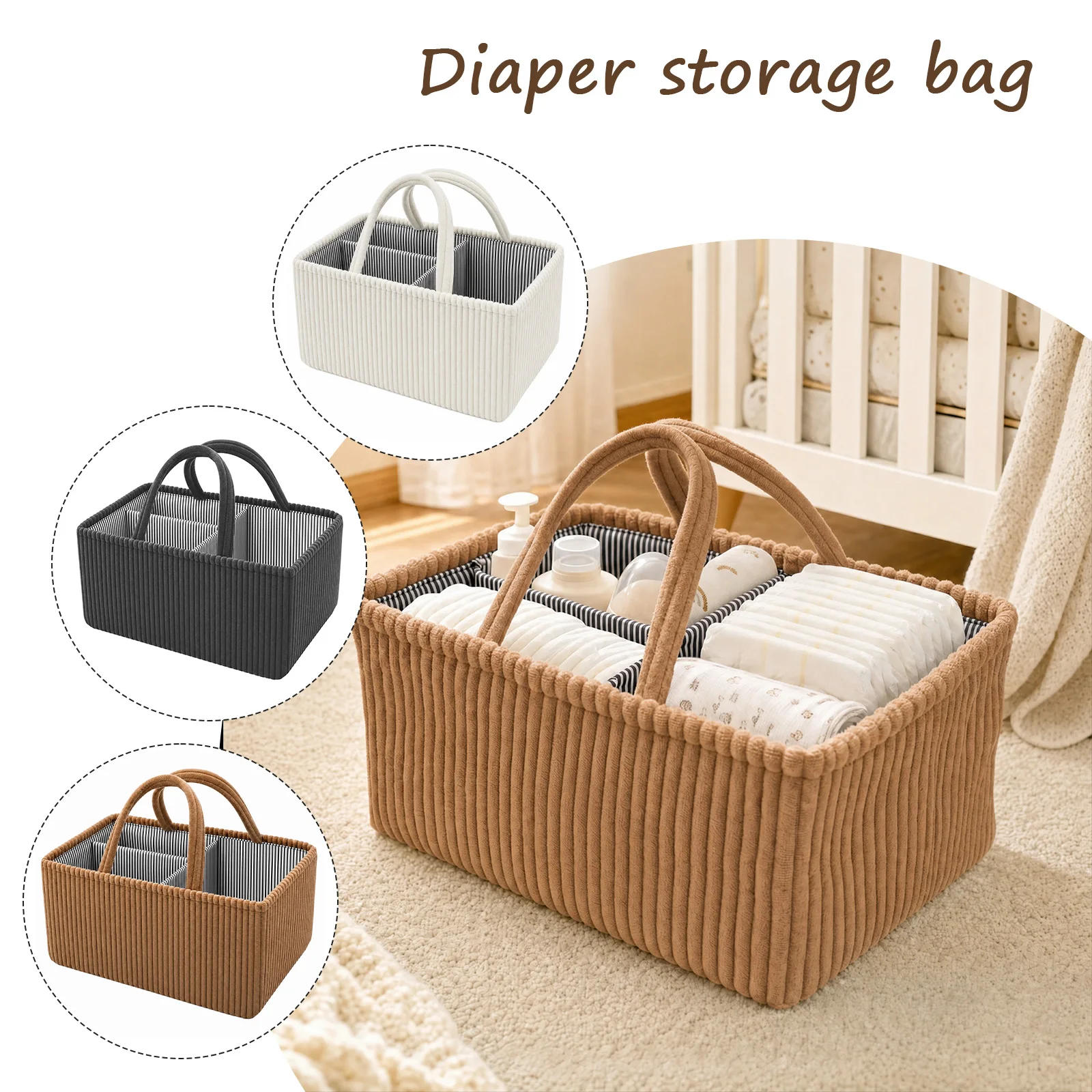 Baby Diaper Caddy Organizer Fo - Diaper Caddy Organizer ulasan dan harga