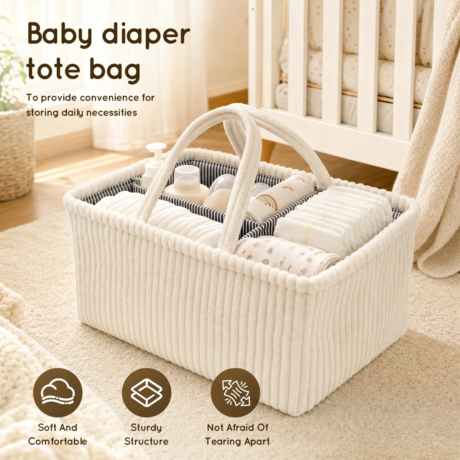Baby Diaper Caddy Organizer Fo - Diaper Caddy Organizer ulasan dan harga