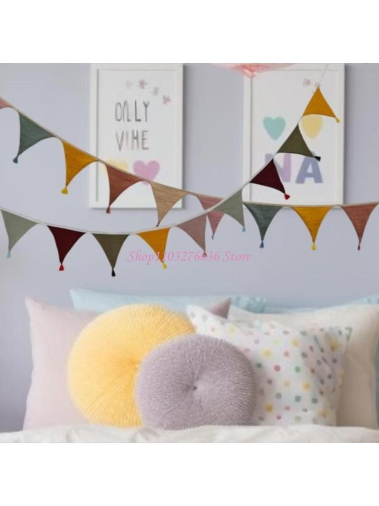 R6FD Soft Fabric Bunting Banne - Baby Nursery Bunting ulasan dan harga