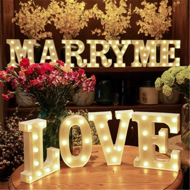 Decorative Letters Alphabet Le - Baby Nursery Night Light ulasan dan harga