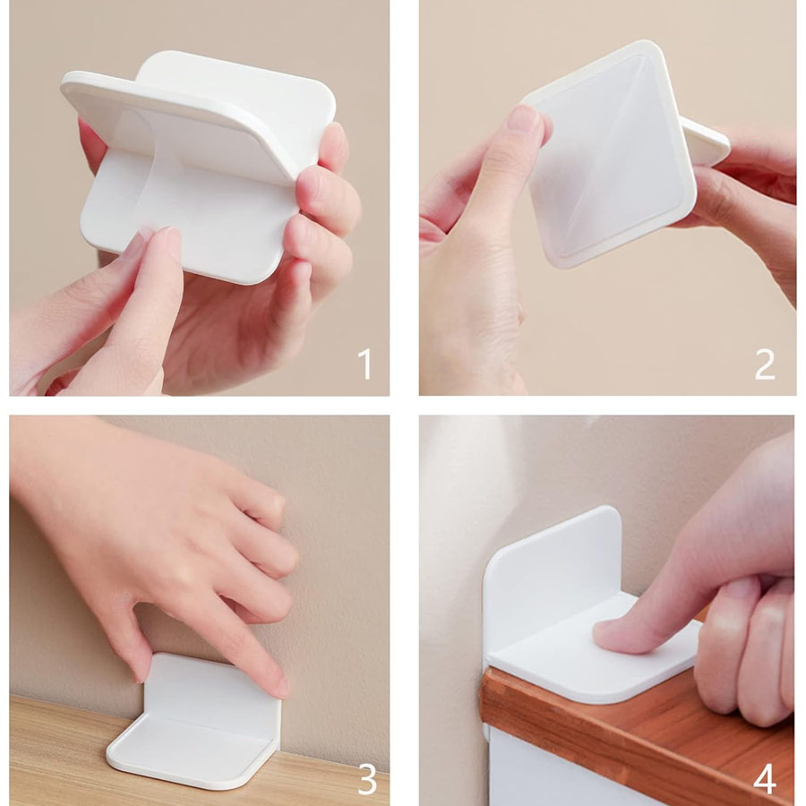 2pcs Adhesive Furniture Anchor - Baby Nursery Bookcase ulasan dan harga
