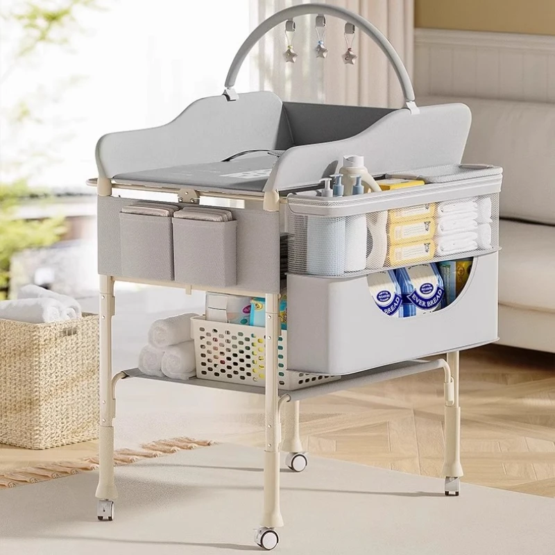 2 in 1 Baby Changing Table Cri - Baby Nursery Storage ulasan dan harga