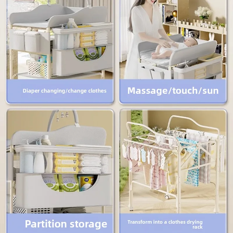 2 in 1 Baby Changing Table Cri - Baby Nursery Storage ulasan dan harga