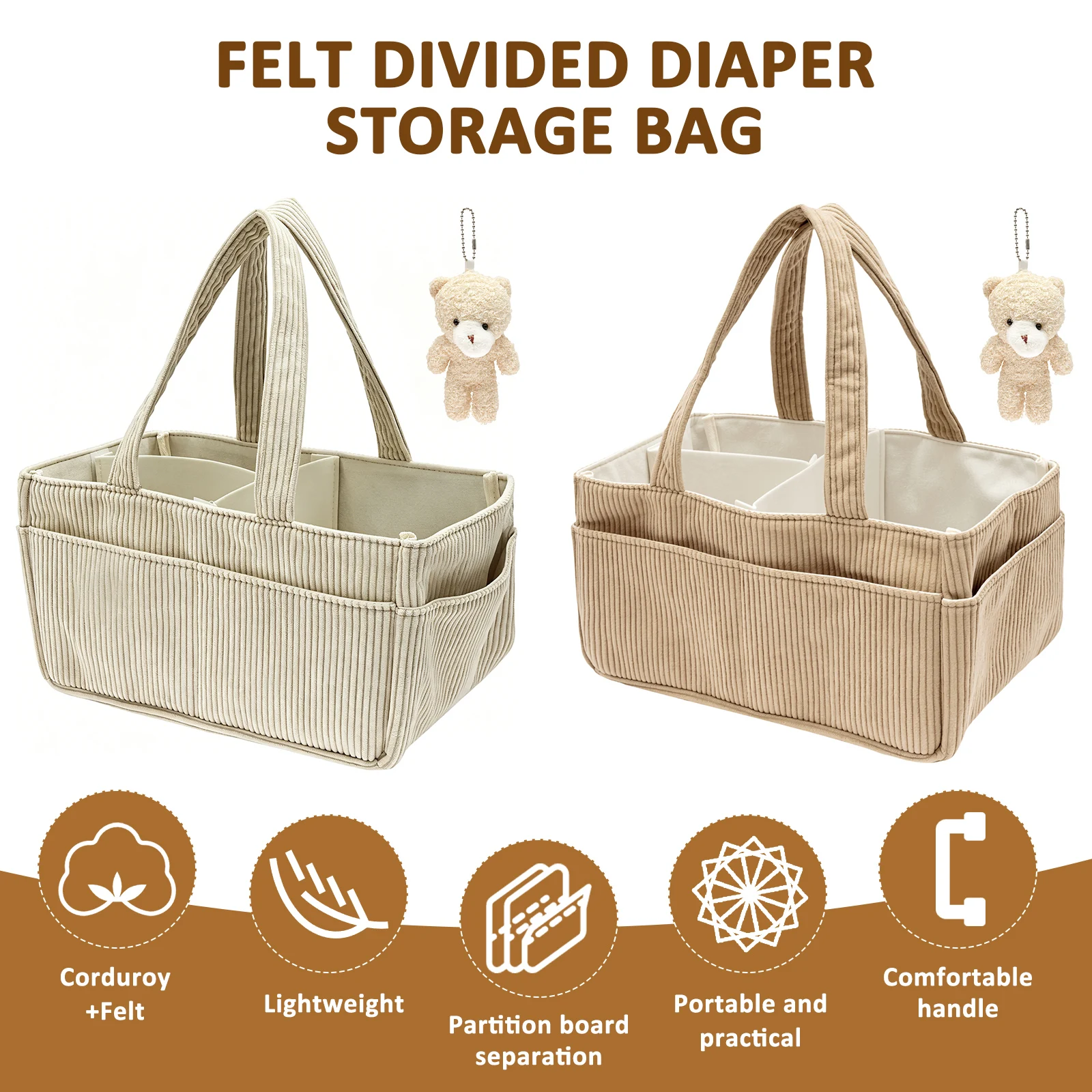 Travel Portable Mommy Bag Fold - Diaper Caddy Organizer ulasan dan harga