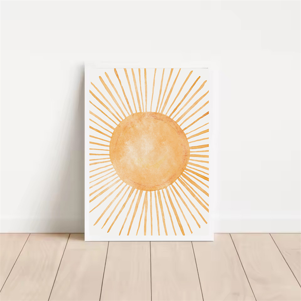 Boho Rainbow Sun Posters Abstr - Baby Nursery You Are My Sunshine ulasan dan harga