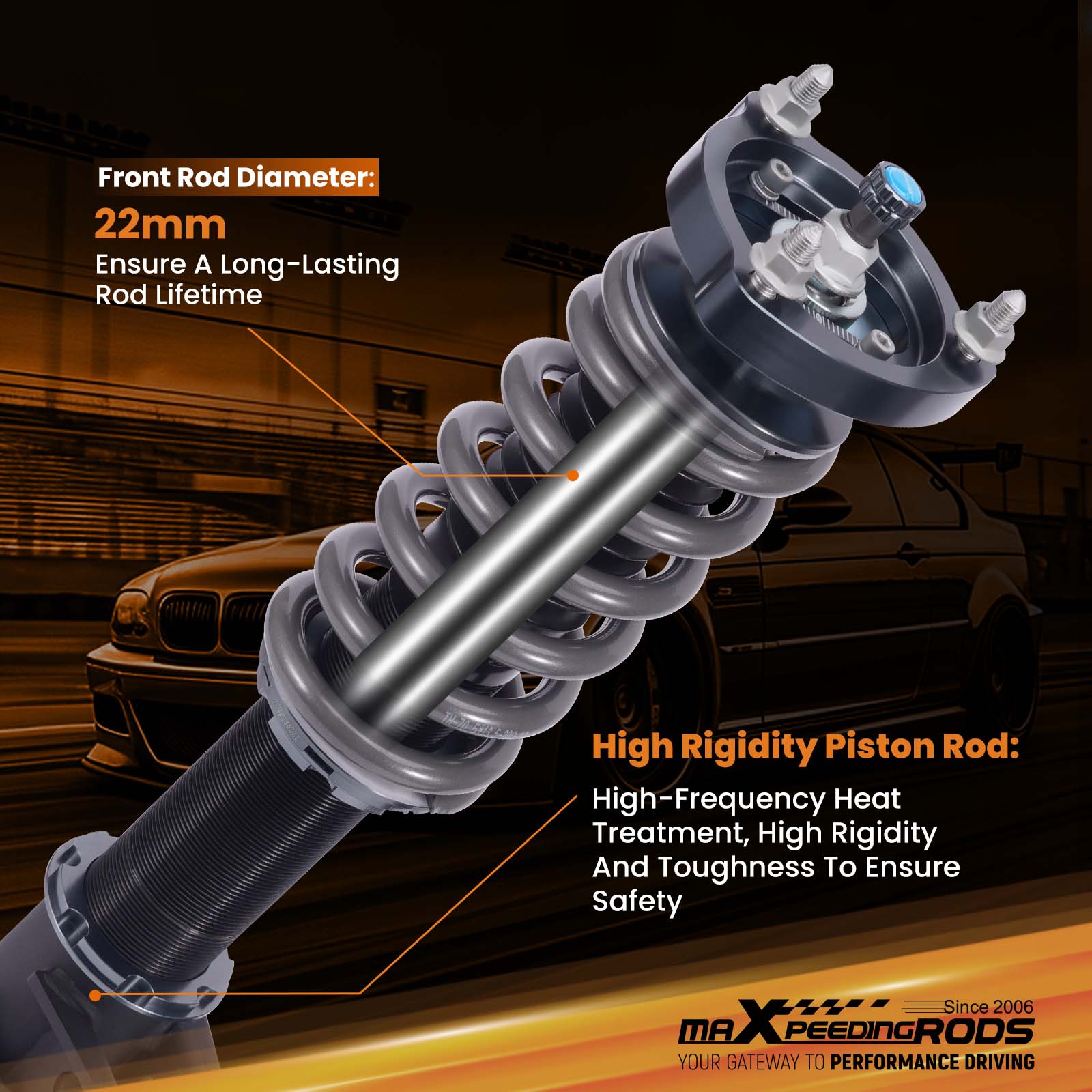 Coilover for Honda Civic 2006- - Growth Chart Ruler ulasan dan harga