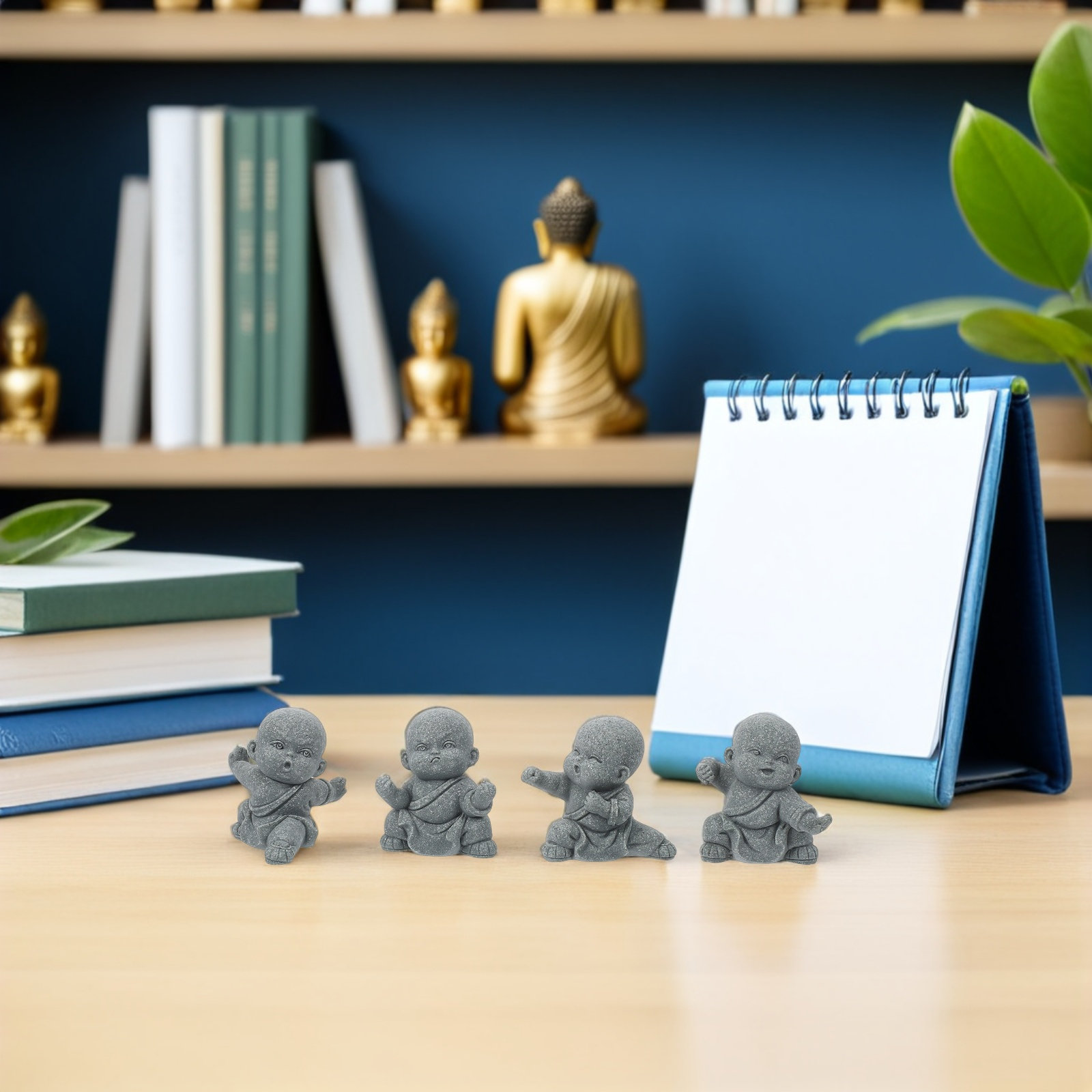 4Pcs Feng Shui Sandstone Baby  - Baby Bookshelf Small ulasan dan harga