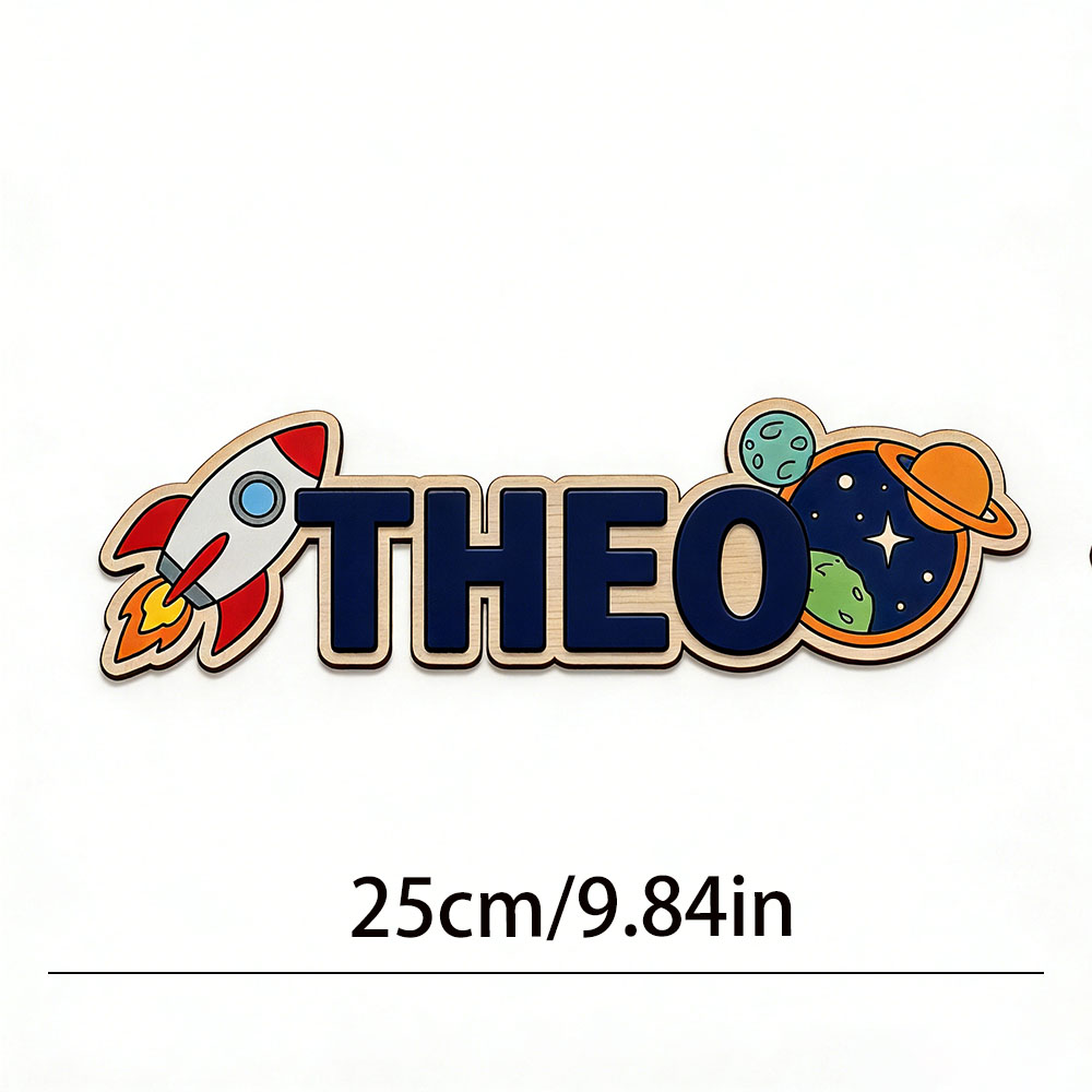 Personalized Space Rocket Name - Baby Nursery Needs ulasan dan harga