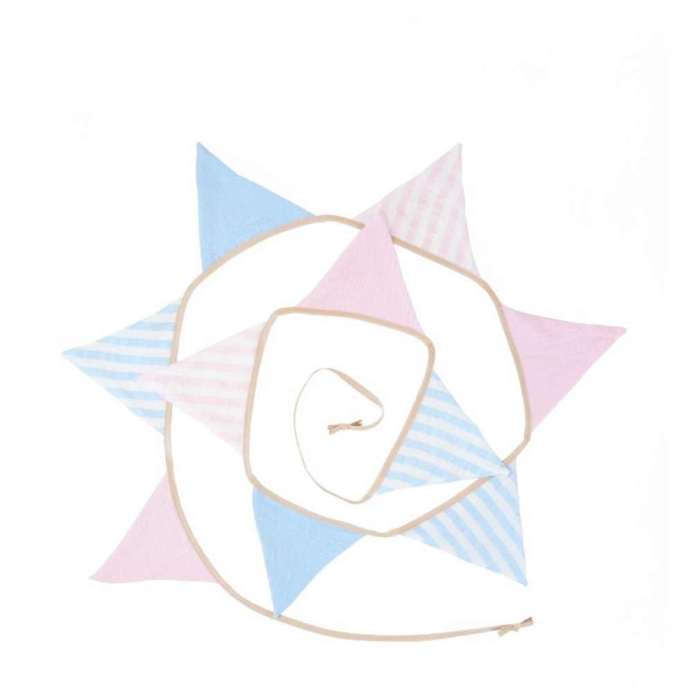 Cotton Crepe Bunting Flag For  - Baby Nursery Bunting ulasan dan harga