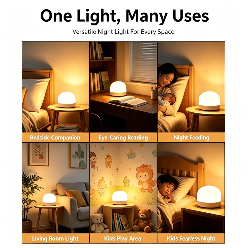 USB Rechargeable Night Light 3 - Baby Nursery Night Light ulasan dan harga