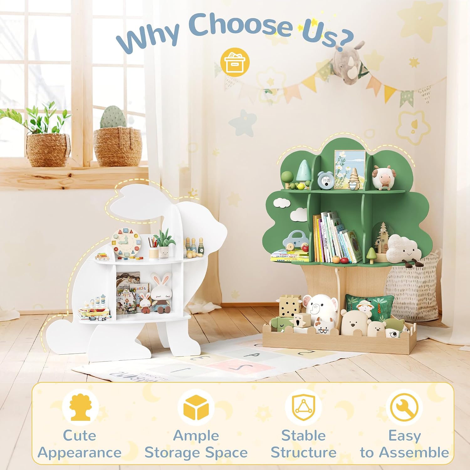 Toddler Tree Bookshelf Baby Mo - Baby Nursery Bookcase ulasan dan harga