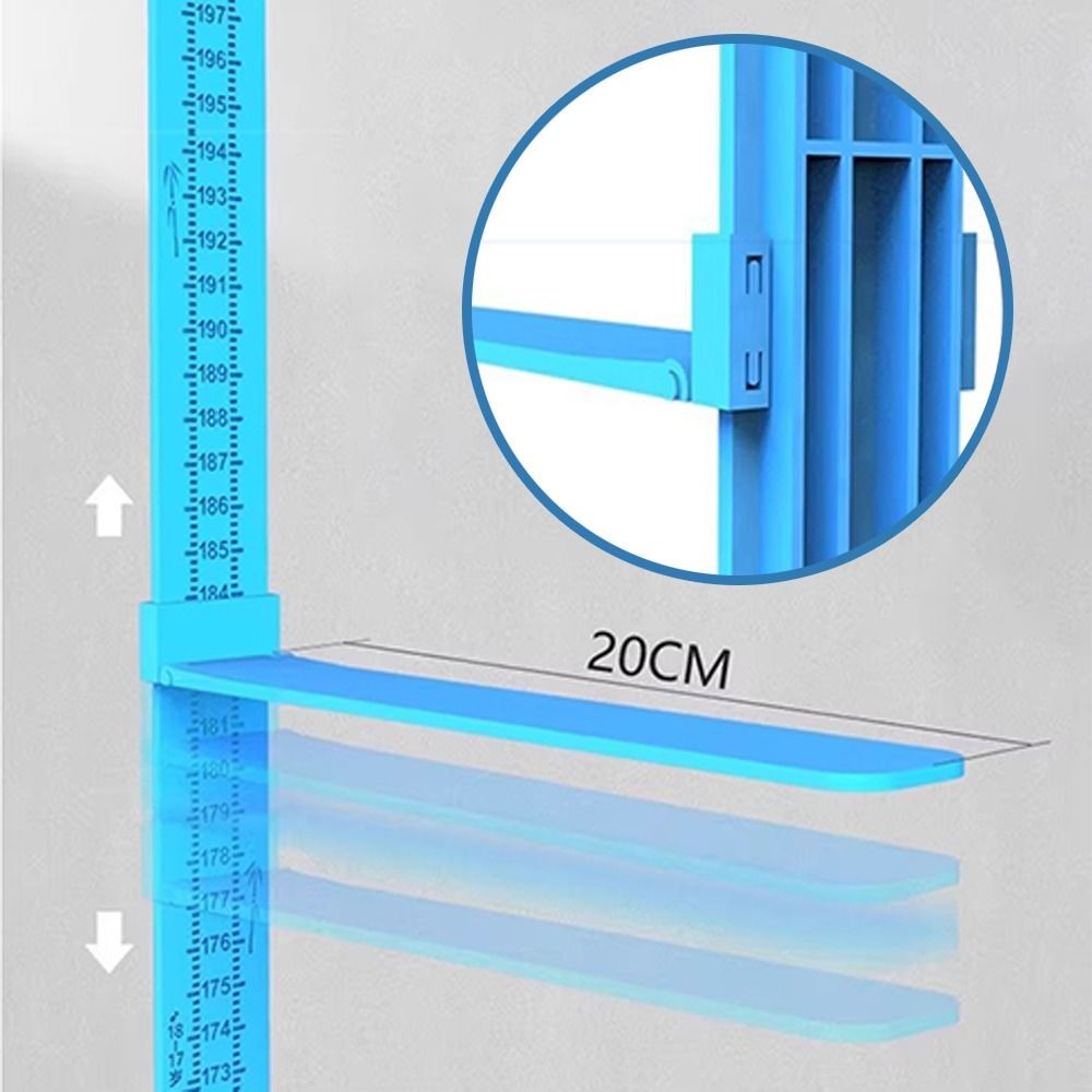 New 0-2M Height Ruler Wall Sti - Growth Chart Ruler ulasan dan harga