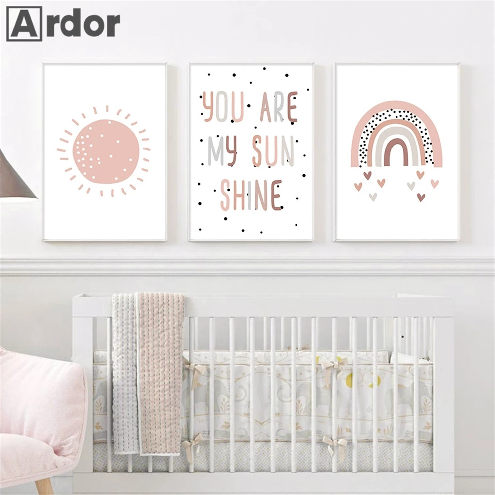 Nursery Wall Prints You Are My - Baby Nursery You Are My Sunshine ulasan dan harga