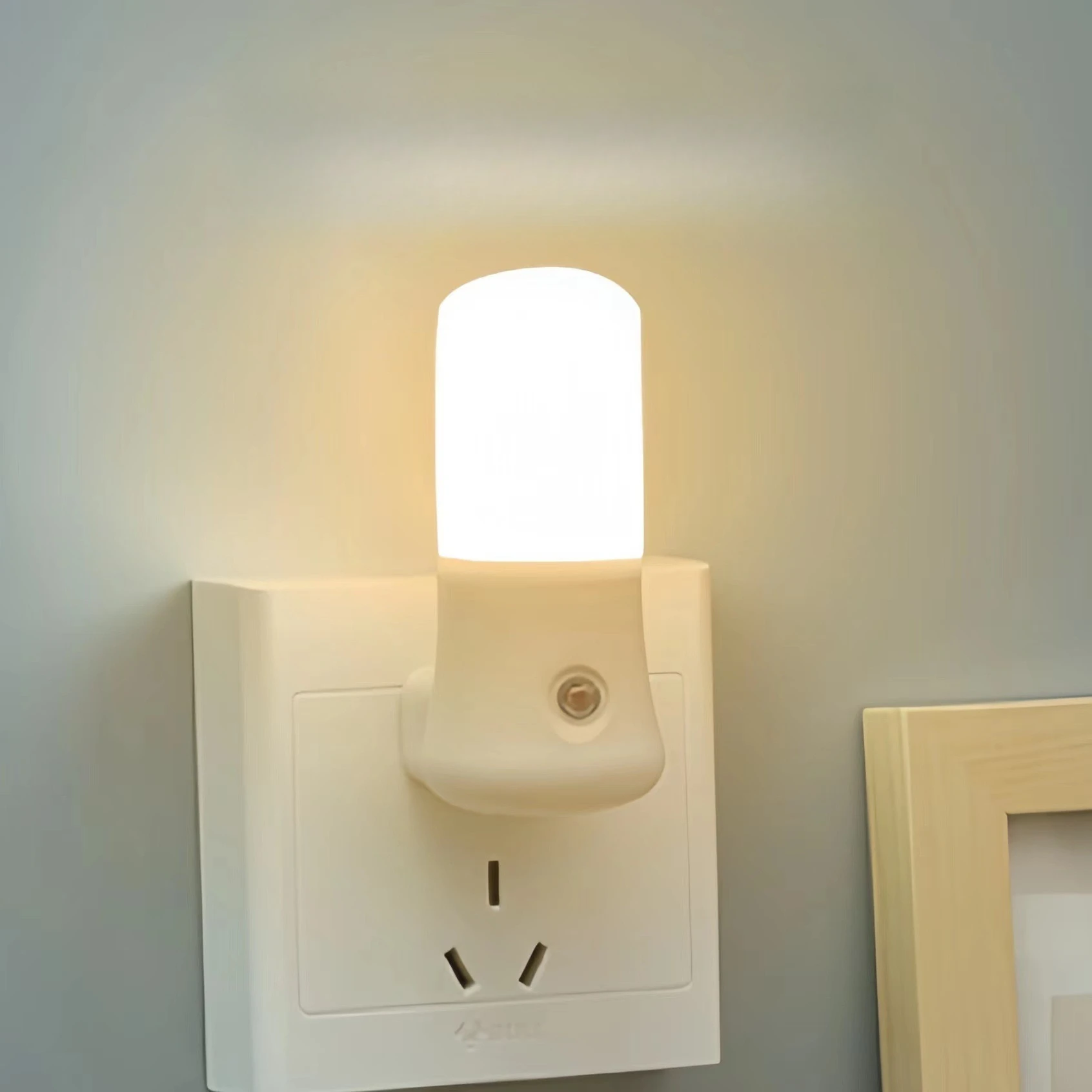 LED Night Light  White EU /USP - Baby Nursery Night Light ulasan dan harga
