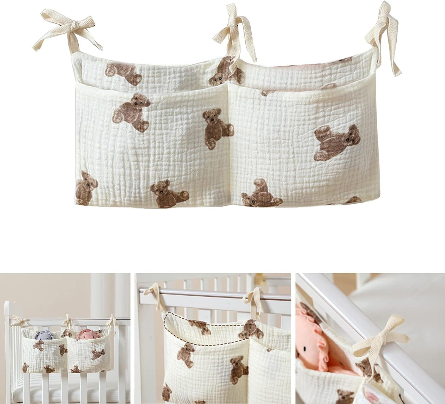 Baby Crib Organizer Cot Caddy  - Diaper Caddy Organizer ulasan dan harga