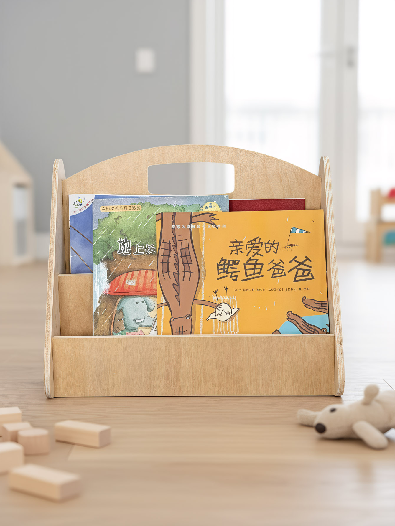 Toddler Bookshelf Double-Sided - Baby Nursery Bookcase ulasan dan harga