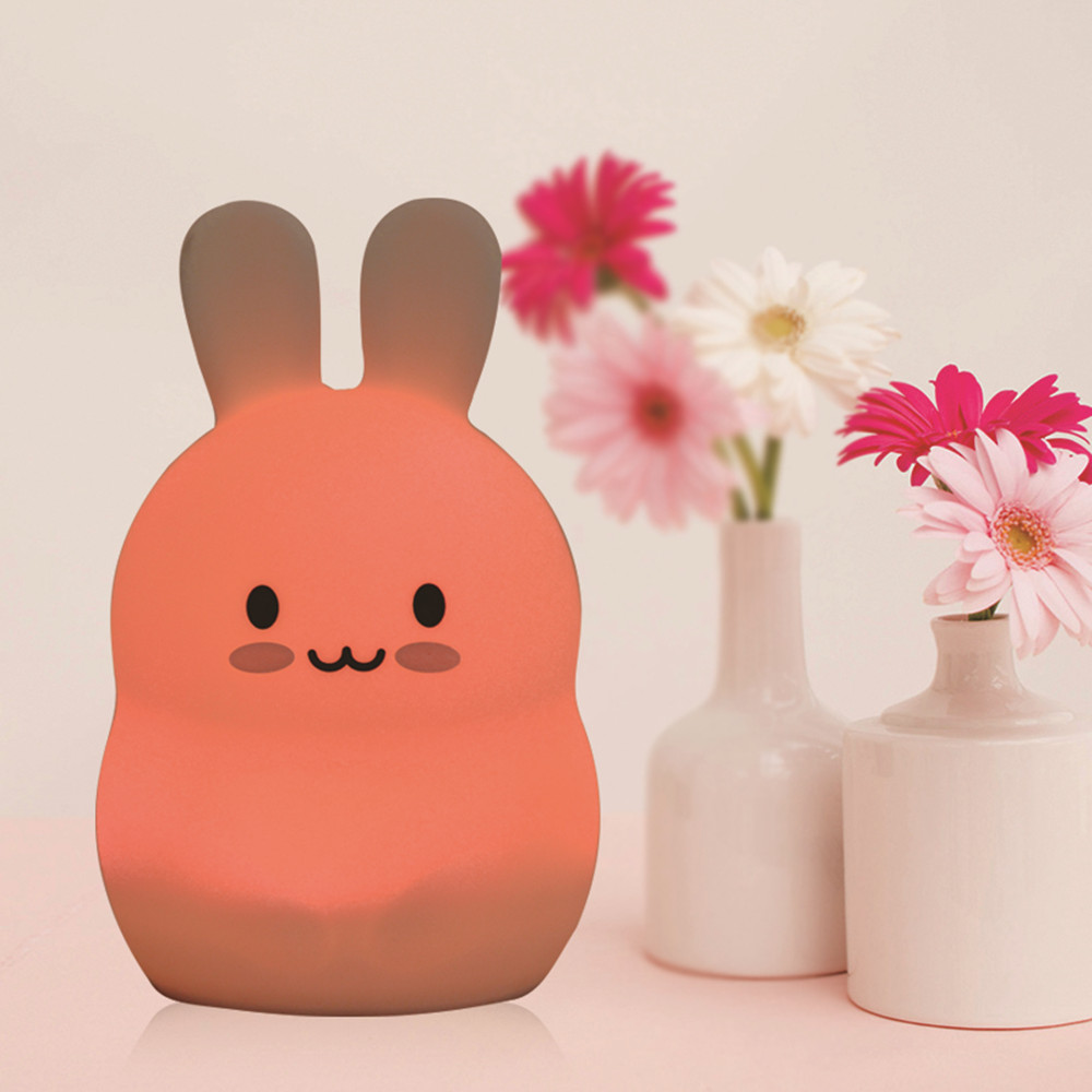 Touch Sensor Rabbit Night Ligh - Baby Nursery Night Light ulasan dan harga