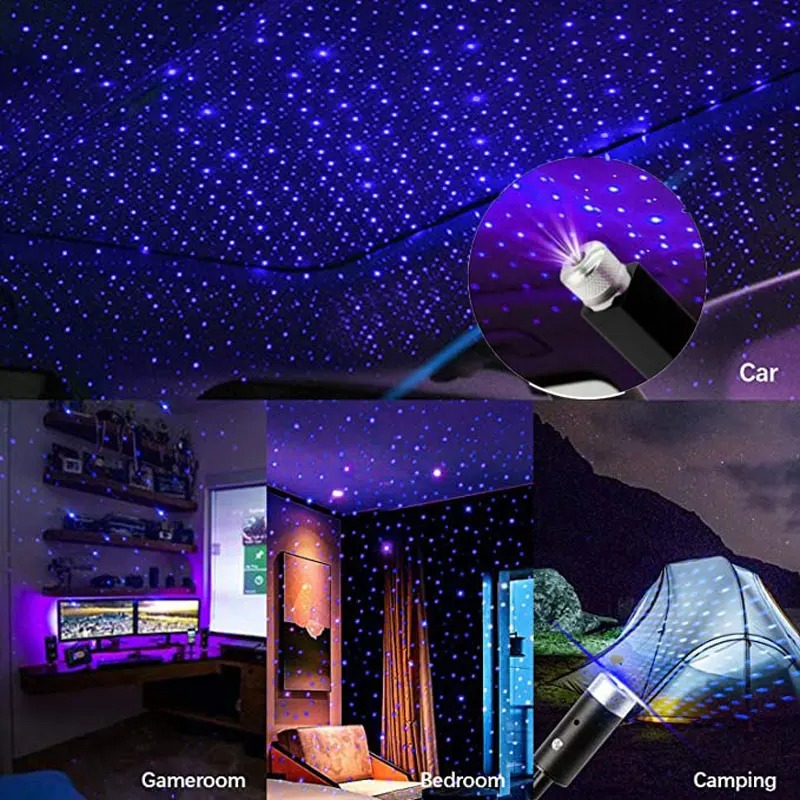 Car Romantic LED Starry Sky Ni - Night Light Projector Stars ulasan dan harga