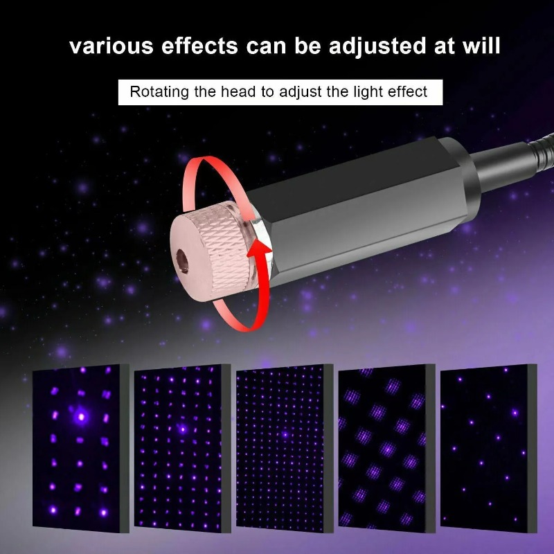 Car Romantic LED Starry Sky Ni - Night Light Projector Stars ulasan dan harga