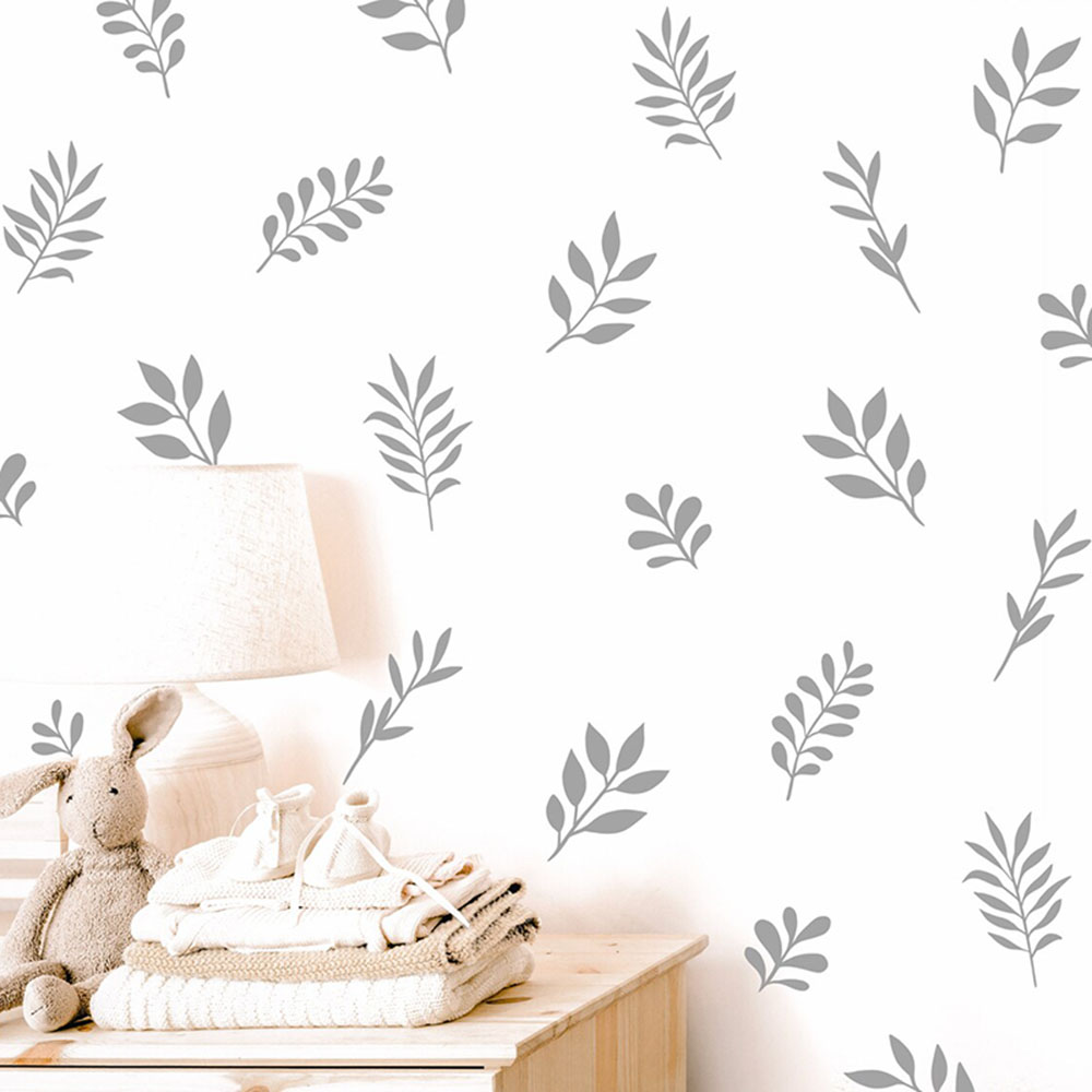 41Pcs Botanical Leaf Wall Stic - Baby Nursery Needs ulasan dan harga
