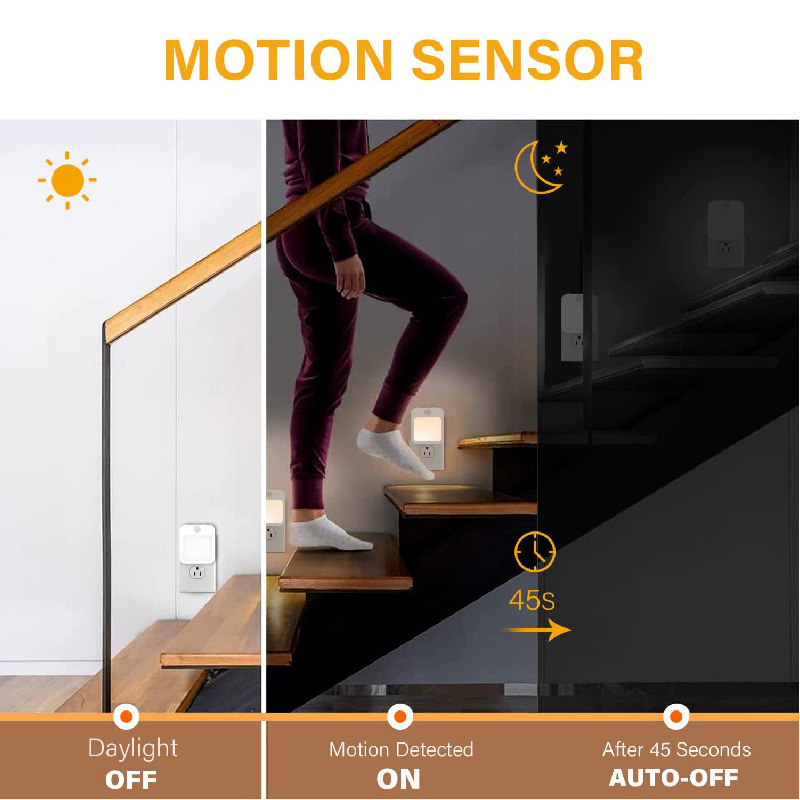 Motion Sensor LED Night Lights - Baby Nursery Night Light ulasan dan harga