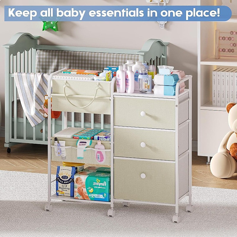 Large Capacity Baby Diaper Org - Baby Nursery Drawers ulasan dan harga