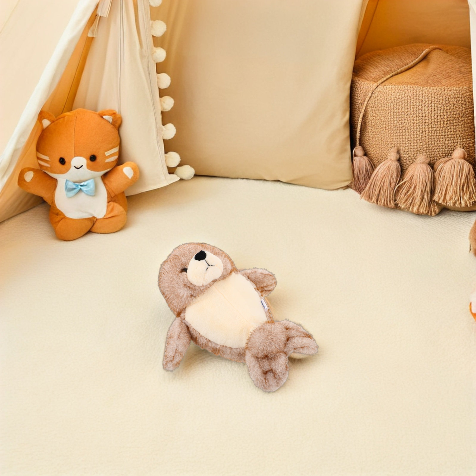 Seal Stuffed Animal Soft Cuddl - Baby Nursery Girl ulasan dan harga