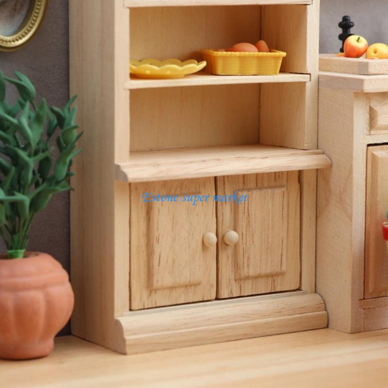 090B 1/12 Scale Doll House Boo - Baby Nursery Bookcase ulasan dan harga