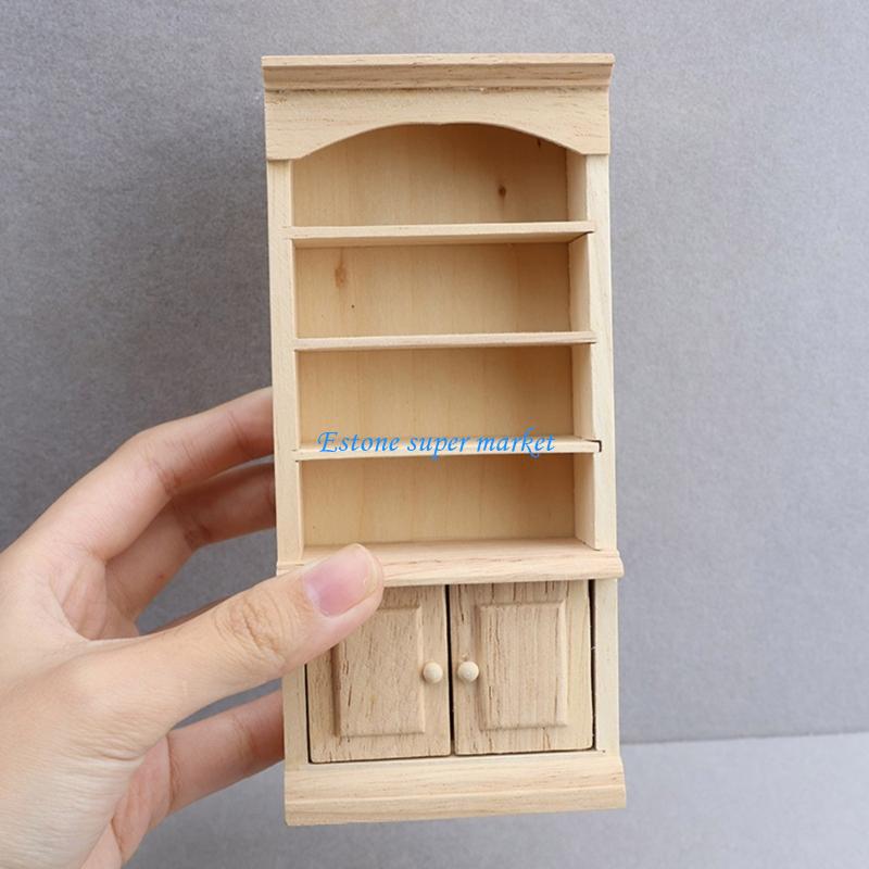 090B 1/12 Scale Doll House Boo - Baby Nursery Bookcase ulasan dan harga