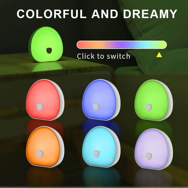 QACA Warm White Soft LED Night - Baby Nursery Egg Light ulasan dan harga