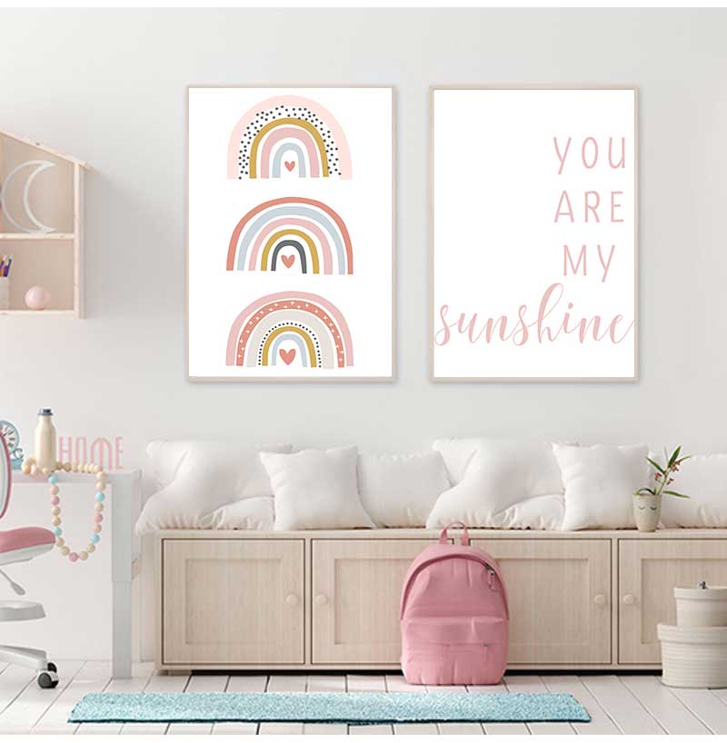 You are my Sunshine Rainbow Nu - Baby Nursery You Are My Sunshine ulasan dan harga