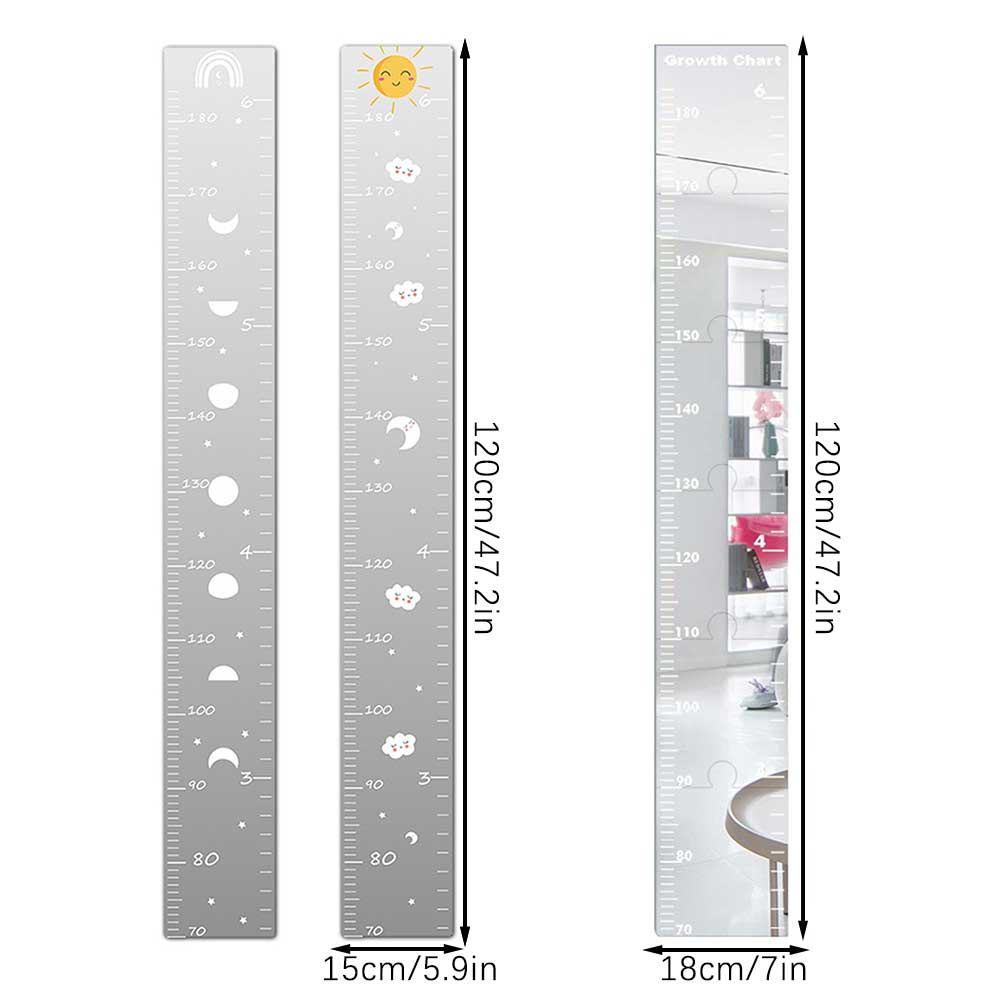 Growth Chart Mirror For Kids M - Growth Chart Ruler ulasan dan harga