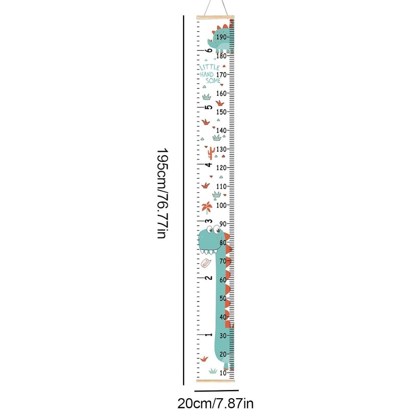Kids Height Growth Chart Dinos - Growth Chart Ruler ulasan dan harga