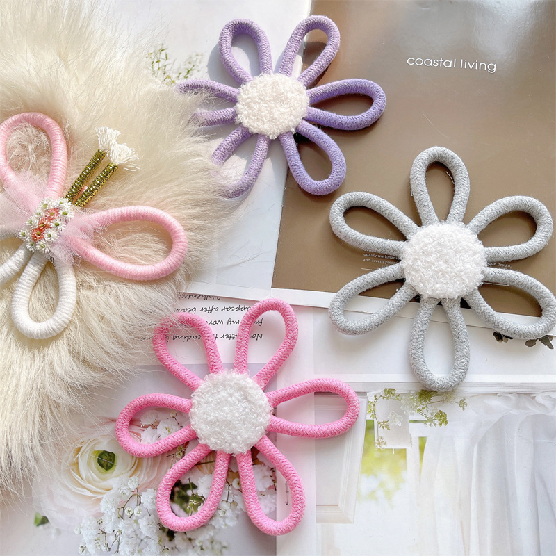 Cotton Rope Woven Daisy Flower - Baby Nursery Needs ulasan dan harga