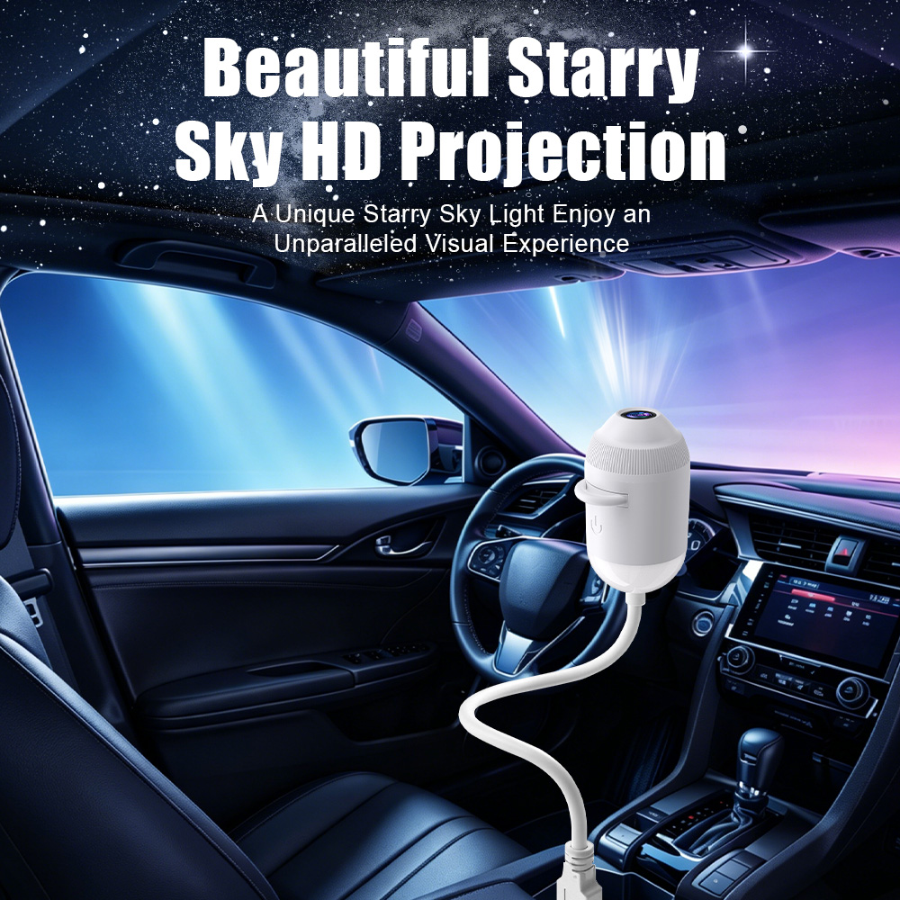 Car USB Star Projector Light 3 - Night Light Projector Stars ulasan dan harga