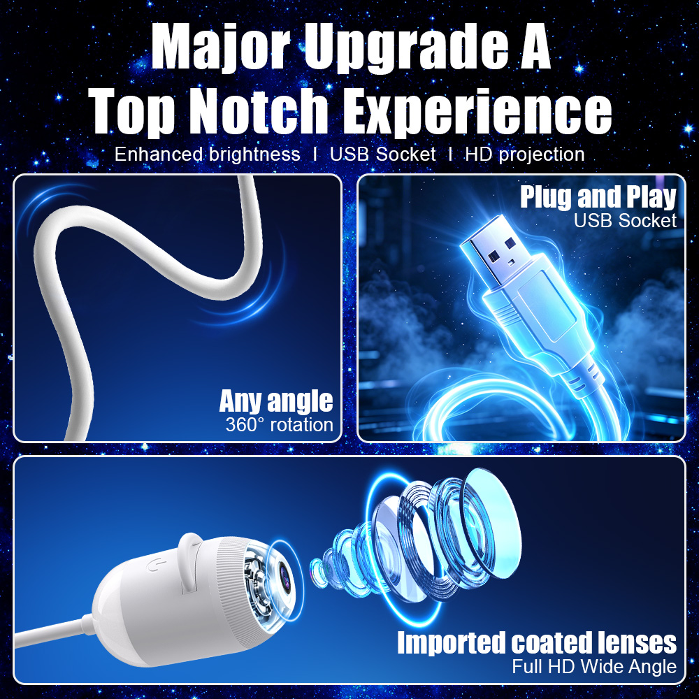 Car USB Star Projector Light 3 - Night Light Projector Stars ulasan dan harga